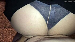 kathy the latina milf wife gets fucked hard while wearing pantyhose and business skirt