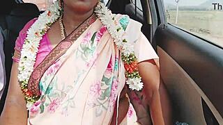 Desi Hot Aunty Car Sex Romantic Dirty Talks Telugu Audio