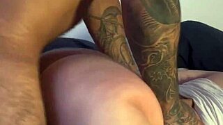 He forcefully pushed his dick into the redhead