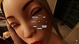 Fucking Amy in the Paintroom with Big Tits Blonde Cowgirl Riding