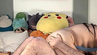 Latino Couple Flashes And Orgasms Together