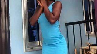 Crazybitch Twerks Wild on the Balcony