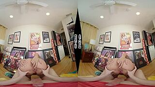 Holly Hendrix gets caught in close-up POV action with massive black cock in intense ebony interracial sex