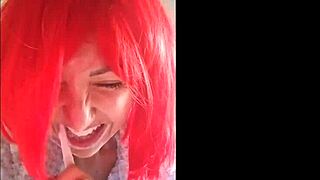 Brushing your teeth is important and Chantal loves to fill her mouth with toothpaste in close up homemade fetish video.