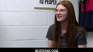 Hey, check out busty babe Joslyn James with her big tits and cute face in amateur close-up action.