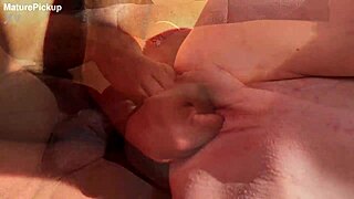 Hey granny, why scream as this lucky dude fists your asshole in rough anal outdoors?