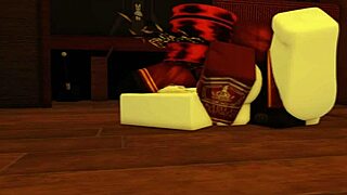 Roblox x limbus company faust helps out dante and they end up having a rough fuck in doggystyle