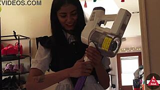 What if the french maid's vacuuming reveals more than just a clean house?