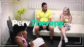 Teen best friends learn cock sucking from sex goddess in classroom