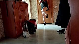 Slut Stepmom Fucks Stepson in Dress