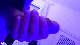 Matt lee trains solo with big cum shots in his session.