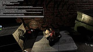 i met a character in the hotel corner of roblox studio for a quick encounter