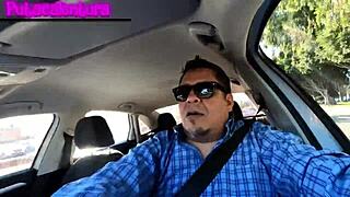 i feel such passion in this latina casting from the car to the round couch, kissing mature diabla until a creampie blowjob outdoors