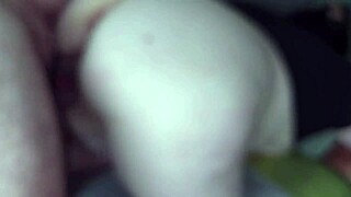 huge ass stepmom gets doggy fucked with cum on ass and sexy blowjob