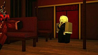 Roblox x limbus company faust helps out dante and they end up having a rough fuck in doggystyle