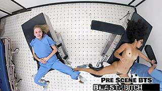 jasmine rose's thigh blasted with cum in pov 😏