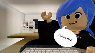 Roblox girl gets fucked by intruder