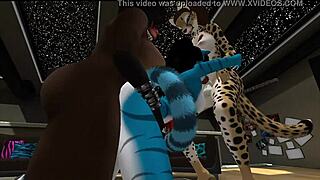 Sunny, how does it feel getting double teamed by furry shemales in cartoon group blowjob?