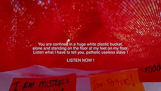 Dominatrix mistress april dominates the girl from ipanema with huge big horny holes ready for double fisting in this kinky femdom threesome.