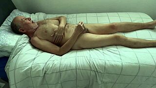 Bedroom Mature Wank Session