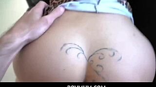 In this scene, inked blonde stepmom Anna Nicole West with big tits gives a deepthroat blowjob and handjob before getting her pussy drilled by stepson.