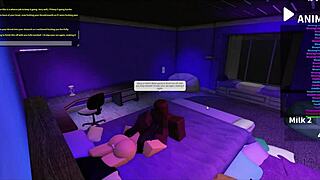 She wanted me to rearrange her insides so bad in Roblox Studio!