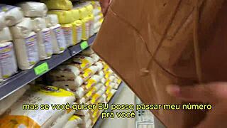 i found the hot gym teen shopping and invited her to fuck part 1