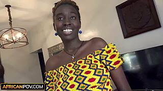 big tits ebony bikini model gets stripped and banged raw by gringo producer in hardcore interracial session