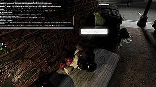 i met a character in the hotel corner of roblox studio for a quick encounter