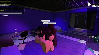 She wanted me to rearrange her insides so bad in Roblox Studio!