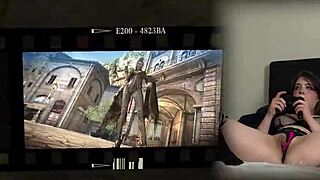 Lovense connected, time to game as sexy bimbo in Bayonetta episode 4