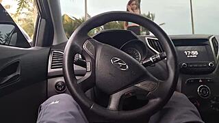 hey, check out this beautiful african girl risking public masturbation on the beach sidewalk