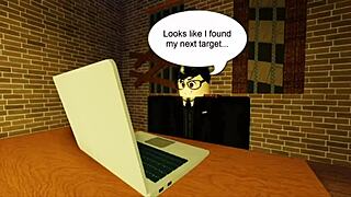 Roblox girl gets fucked by intruder