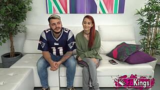 Hey, check out redhead teen Piikara and her boyfriend getting cozy as a couple! 😏