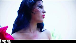 brunette milf anal threesome double penetration fuck