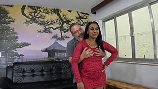 BEHIND THE SCENES with Alicia Victória in BACKSTAGE anal ASSFUCKING bareback group party photoshoot