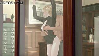 my boss takes my wife in romantic office sex. erotic cheating story unfolds in sims 4 series