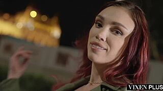 so this stacked redhead octokuro was chilling with a buttplug in. then she got her curvy ass fucked doggystyle till anal creampie