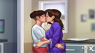 oh man this mature is all about jerking off my cock in the game 😏🍆