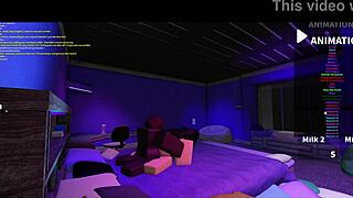 She wanted me to rearrange her insides so bad in Roblox Studio!