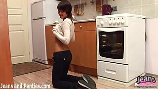 These skinny jeans are super tight on me