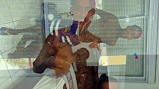 Whoa, aninha the maid can't handle big cock in her tight pussy while fingering ass outdoors in public pov