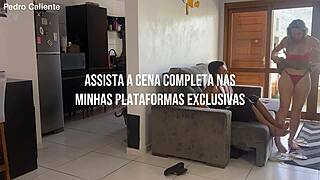 What if this blonde housewife slut gets rough quickie sex from a big cock stranger while hiding from her cuckold husband?