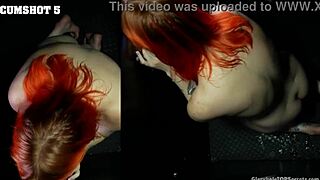 Show us what a redhead can do with cumshot and gloryhole fucking