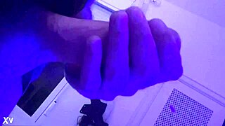 Matt lee trains solo with big cum shots in his session.