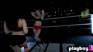 Stunning Curvy Blonde Babe Posing In Gym Lingerie. Big Ass Milf Enjoys Hot Posing And Striptease.