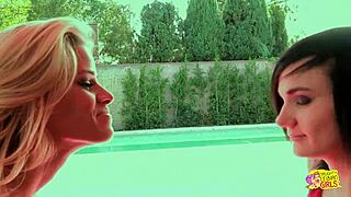 Two Young Girls Wake Up Beside One Guy And Choose To Finger And Fuck Their Puffy Pussies Themselves