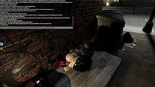 i met a character in the hotel corner of roblox studio for a quick encounter