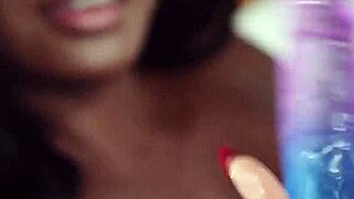 Nicole Kitt, you get off reviewing sex toys while hiding from your roommate? She squirts in ebony dorm action.