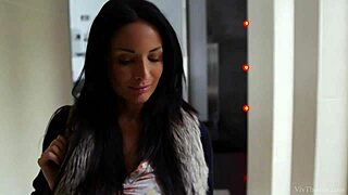 hypersexuality features anissa kate and ena sweet in big tits fingering session with small tits lesbian action